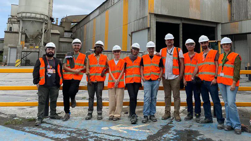Visit to the Rezola cement factory